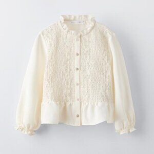 ZARA ELASTICIZED SHIRT